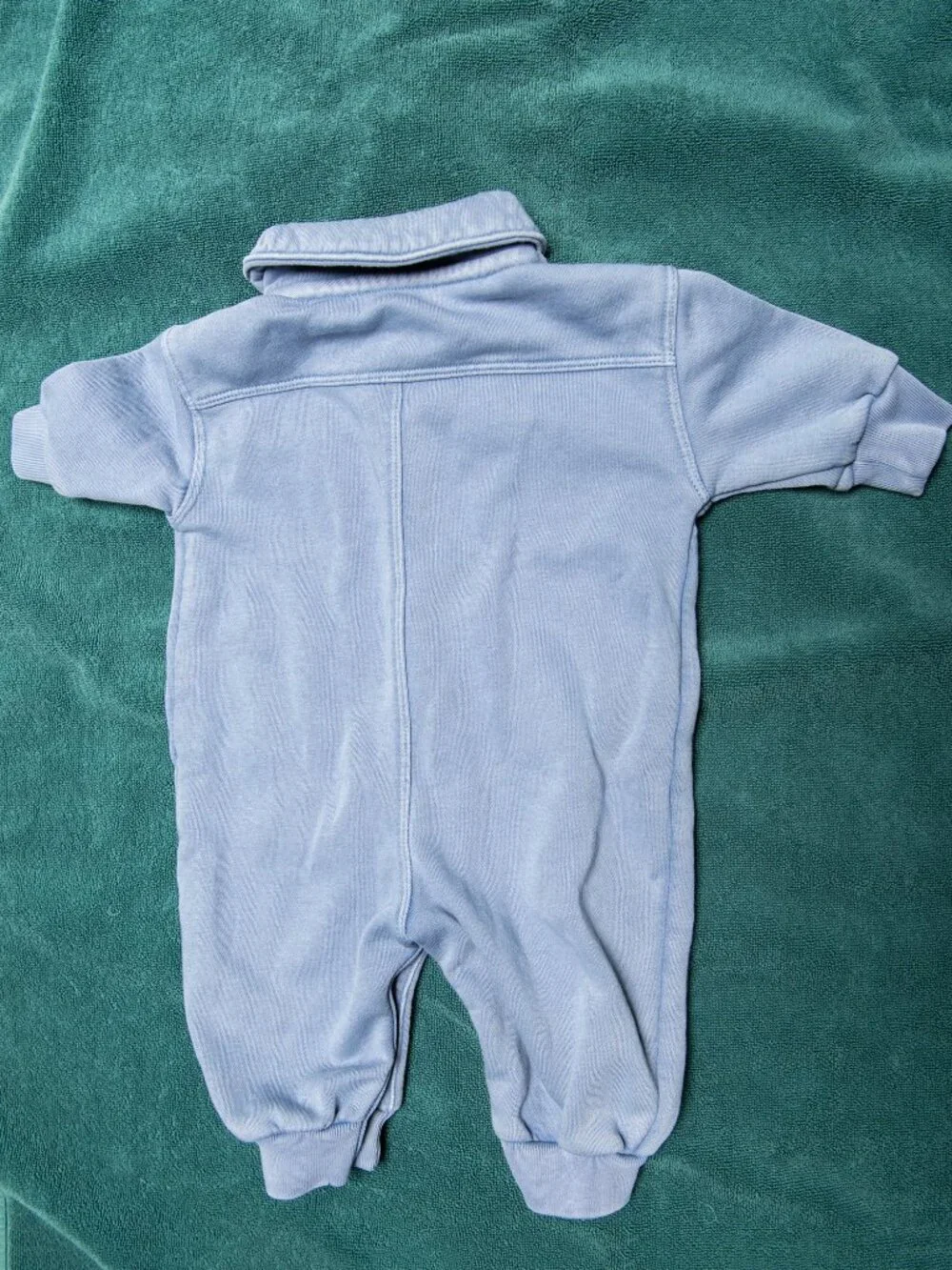Baby VintageSoft One-Piece Bainbridge Blue Sz 0-3 mos.